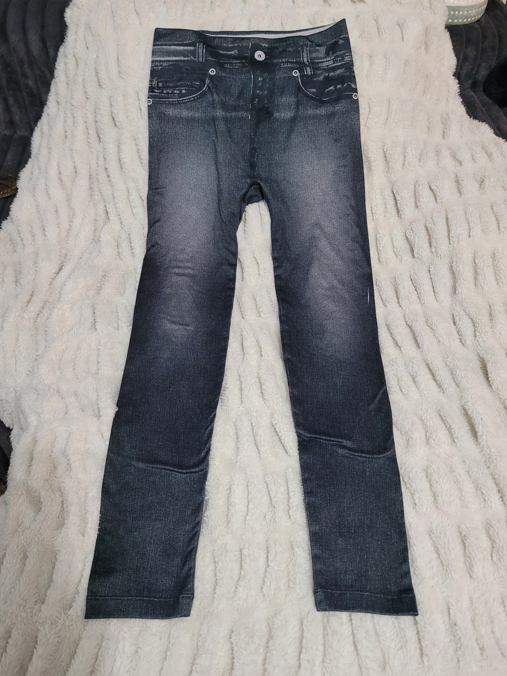 Women’s Dark Wash Jeggings - Black